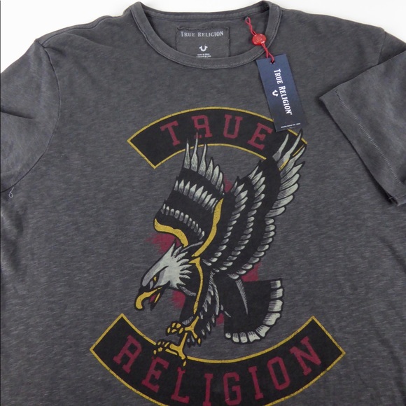 True Religion True Eagle Banner Tee T-Shirt 2X NWT - Picture 1 of 4